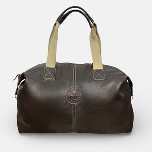 Vintage Roots Large Pebbled Leather Duffle Bag